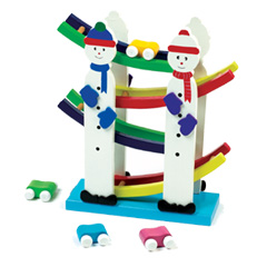 Snowman Zig-Zag Racers