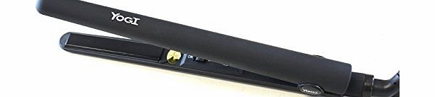 Yogi Midsize Black Soft Touch Hair Straightener Tourmaline amp; Ceramic