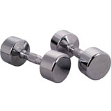 York 2kg Chrome Dumbbell