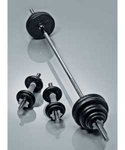 Cast Bar/Dumbbell Set 35kg