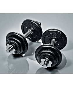 Cast Dumbbell Set 15kg