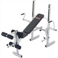 York B520 Lat & Curl Bench