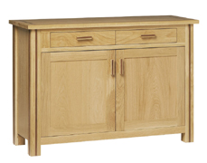 york Oak 2 Door 2 Drawer Sideboard