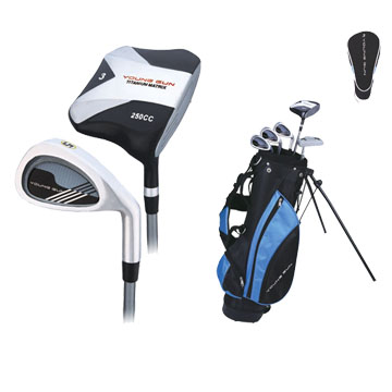 young Gun Junior Golf Set BLUE AGE 6-8