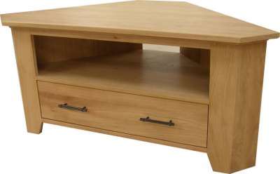 Tuscany Oak Corner TV Cabinet by CPW