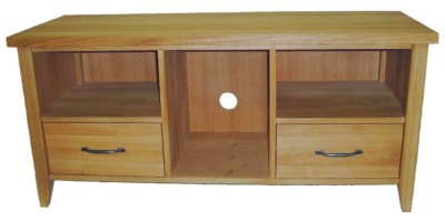 Wealden Oak Large Plasma TV Unit