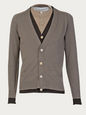 YVES SAINT LAURENT KNITWEAR BEIGE BROWN L