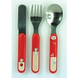 Zak Charlie and Lola Cutlery Set,3 Piece