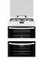 ZCK68300W 60cm Double Oven Dual Fuel