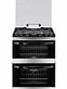 ZCK68300X 60cm Double Oven Dual Fuel