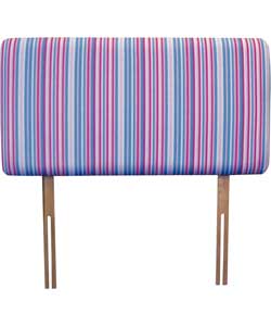 Pink Stripe Headboard 3 Foot