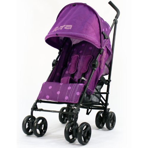 ZETA  Vooom Stroller (Plum Dots)