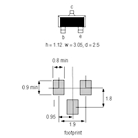 FMMT491 SOT-23 NPN TRANSISTOR (491) (RC)