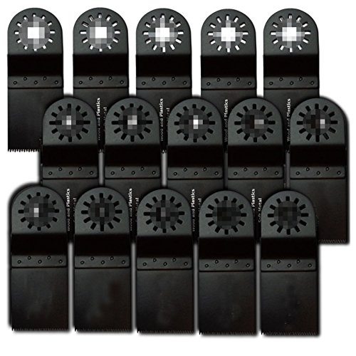 ZFE 15Pcs Wood/Soft Metal Universal Blade for Fein Bosch 