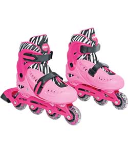 Zinc Adjustable Inline Skates - Pink