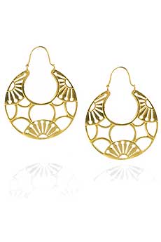 Zoe and Morgan Triple blossom earrings