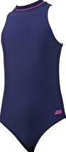 Zoggs, 1294[^]241049 Girls Broome Zipped Hi Neck - Navy