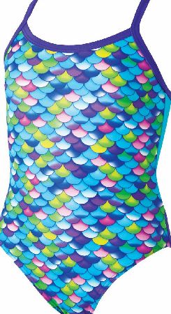 Zoggs Girls Mermaid Racerback Swimsuit AW15