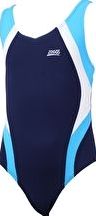 Zoggs, 1294[^]229846 Girls Newport Techno Back - Navy Blue and White