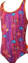 Zoggs, 1294[^]254754 Tots Girls Sea Garden Frills Actionback - Purple