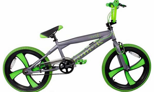 Toxic 20 Inch Grey BMX Bike - Boys