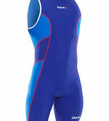 Mens Aquaflo Trisuit With Back Zip