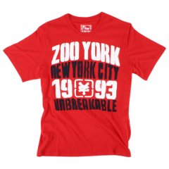 Mens Zoo York Gorilla Arch Tee Crimson