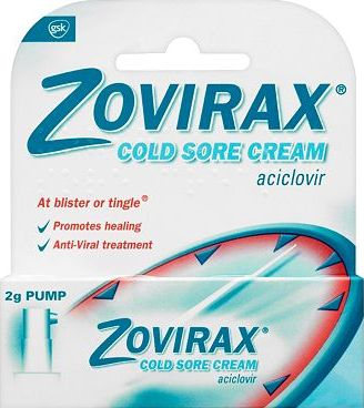 Zovirax, 2041[^]10041593 Cold Sore Cream - 2g Pump 10041593